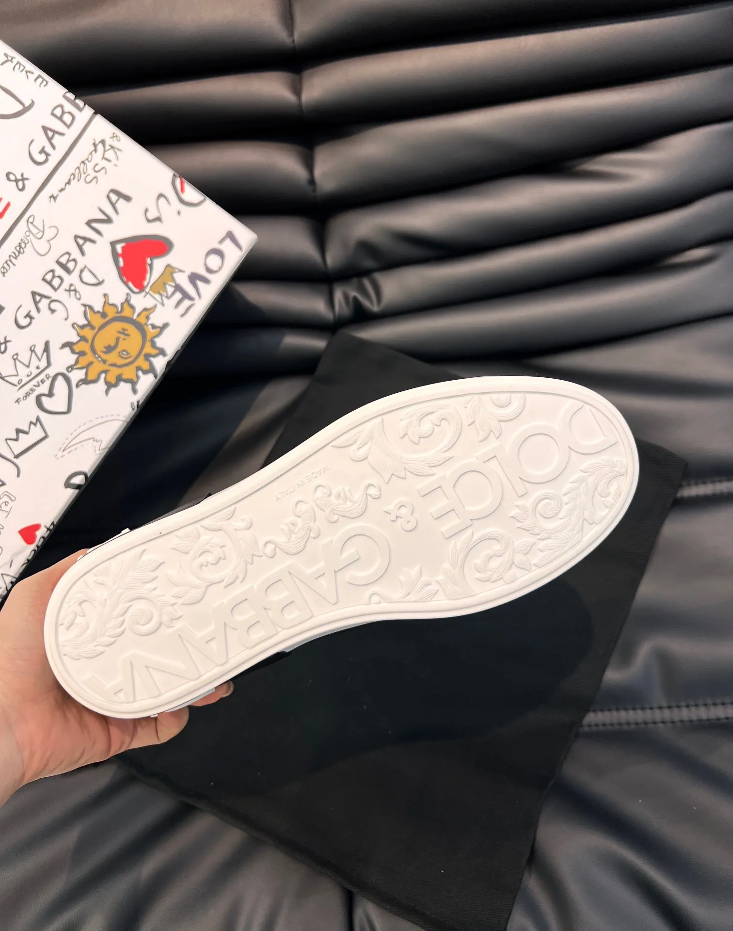 Men's shoes 360 yuan🏮🏮2023 new Dolce & Gabbana/top original single DG heavy industry series, imported original waterproof canvas, contrasting color design is super beautiful, exquisite and luxurious, super A level! Compared with the genuine product at the counter, the version is no worse at all! size：38-46